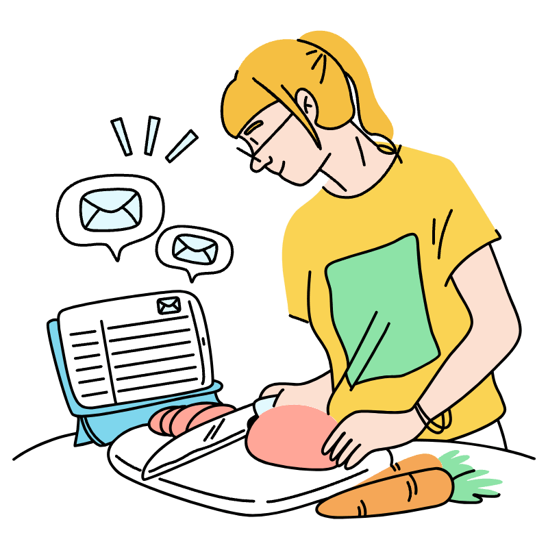 Receive A Notification 1 Illustration from Tokyo Set