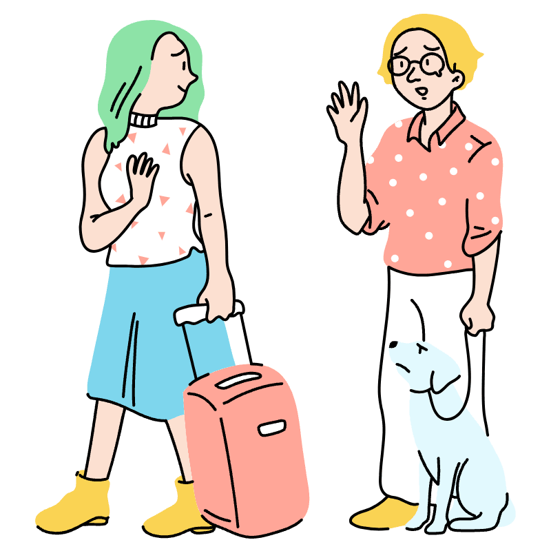 Sad To See You Go Illustration from Tokyo Set