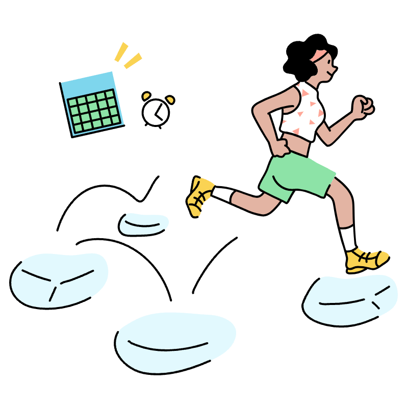 Schedule A Milestone Illustration from Tokyo Set