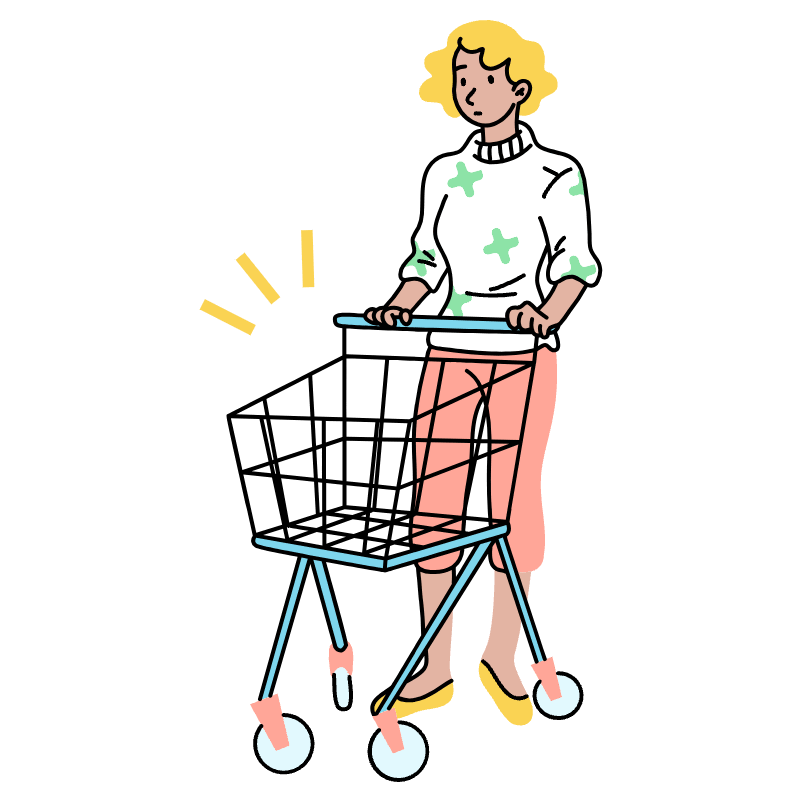 Empty Cart Illustration from Tokyo Set