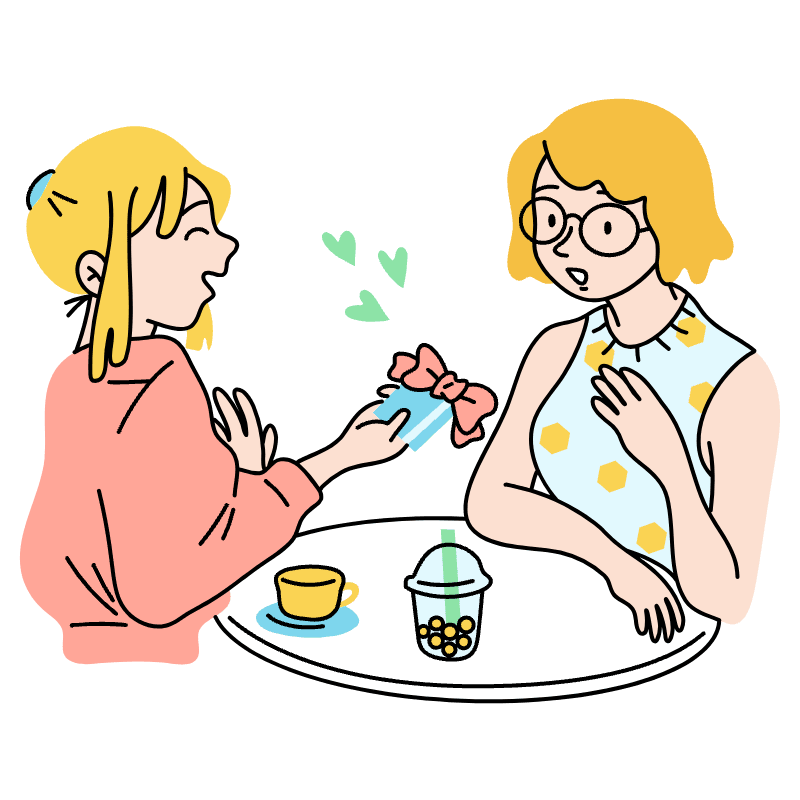 Gift Cards Illustration from Tokyo Set