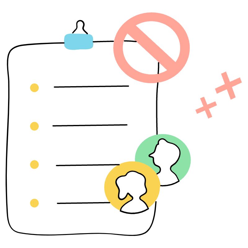 Empty Friend List No Friends Added Illustration from Tokyo Set