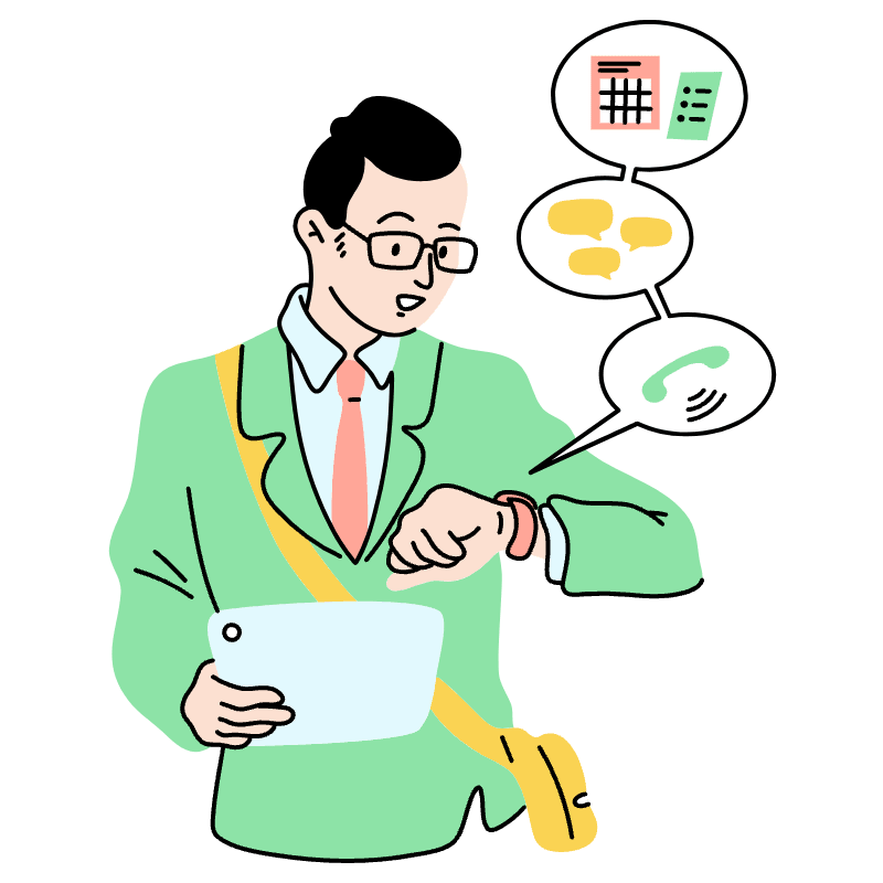 Smart Wearables Illustration from Tokyo Set