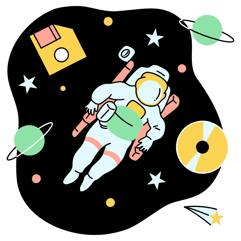 Space Illustration from Tokyo Set