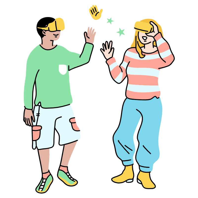 Virtual Reality Illustration from Tokyo Set