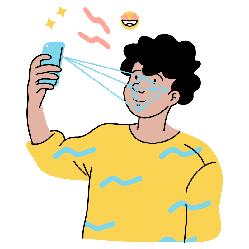 Face ID Illustration from Tokyo Set