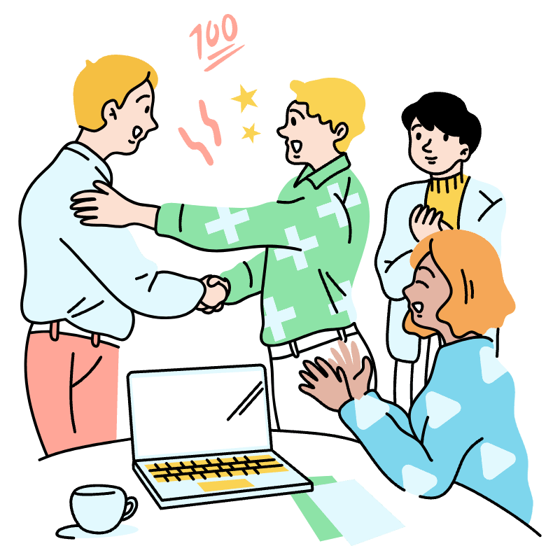 Get A Job Promotion Illustration from Tokyo Set