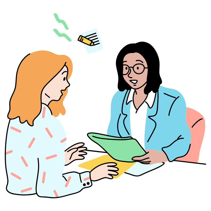 Job Application Illustration from Tokyo Set