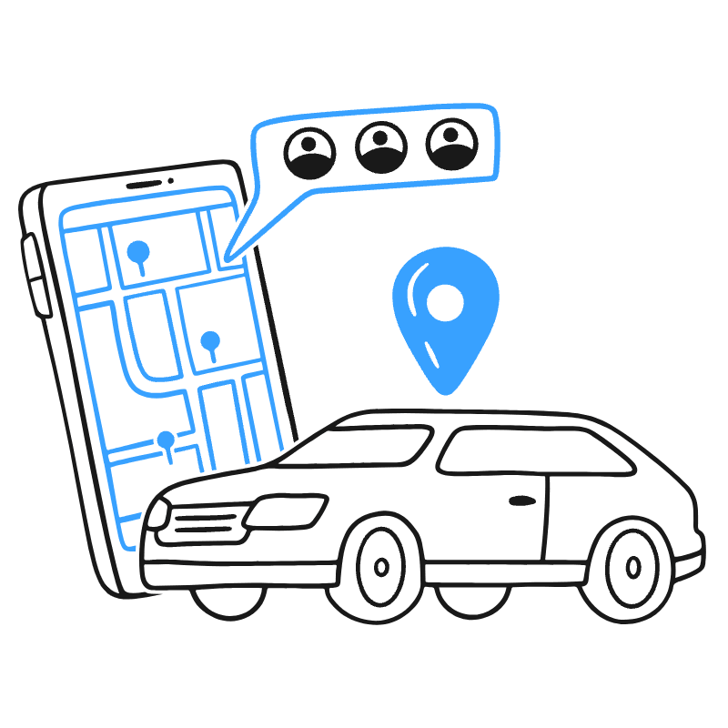 Carpool Illustration from Brooklyn Set