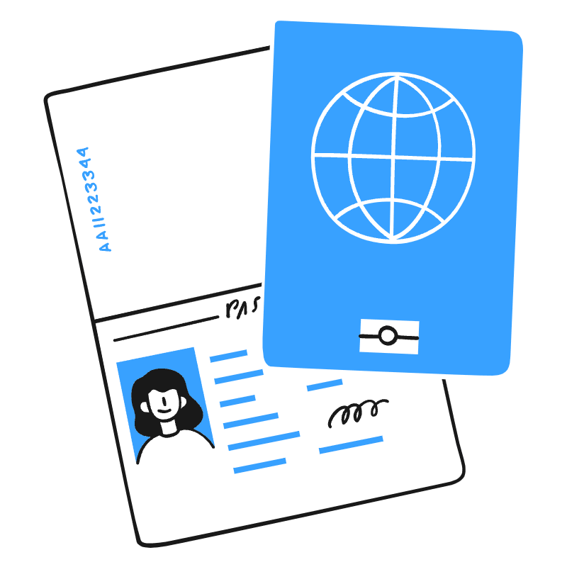 Passport 2 Illustration from Brooklyn Set