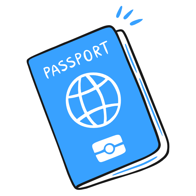 Passport Illustration from Brooklyn Set