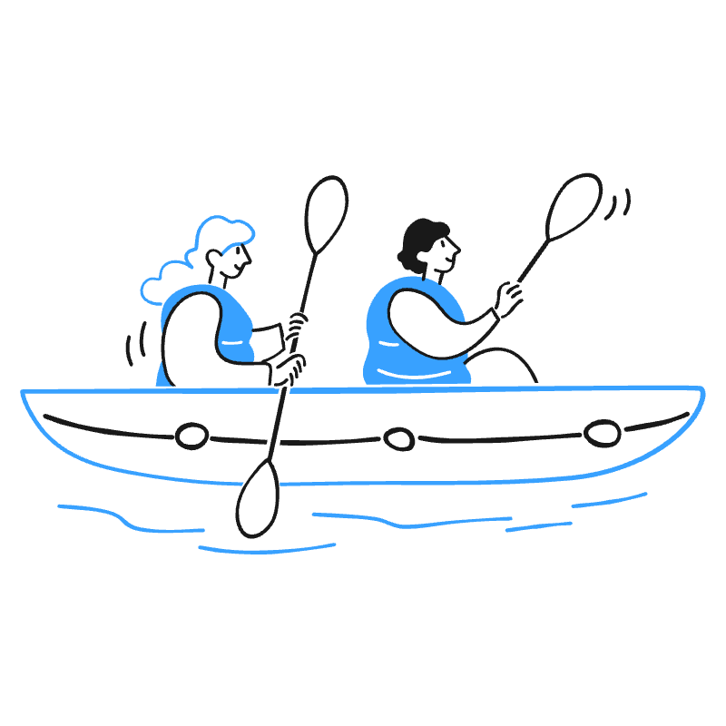 Row Boat 2 Illustration from Brooklyn Set
