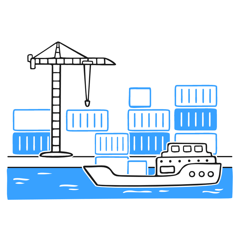 Seaport Illustration from Brooklyn Set