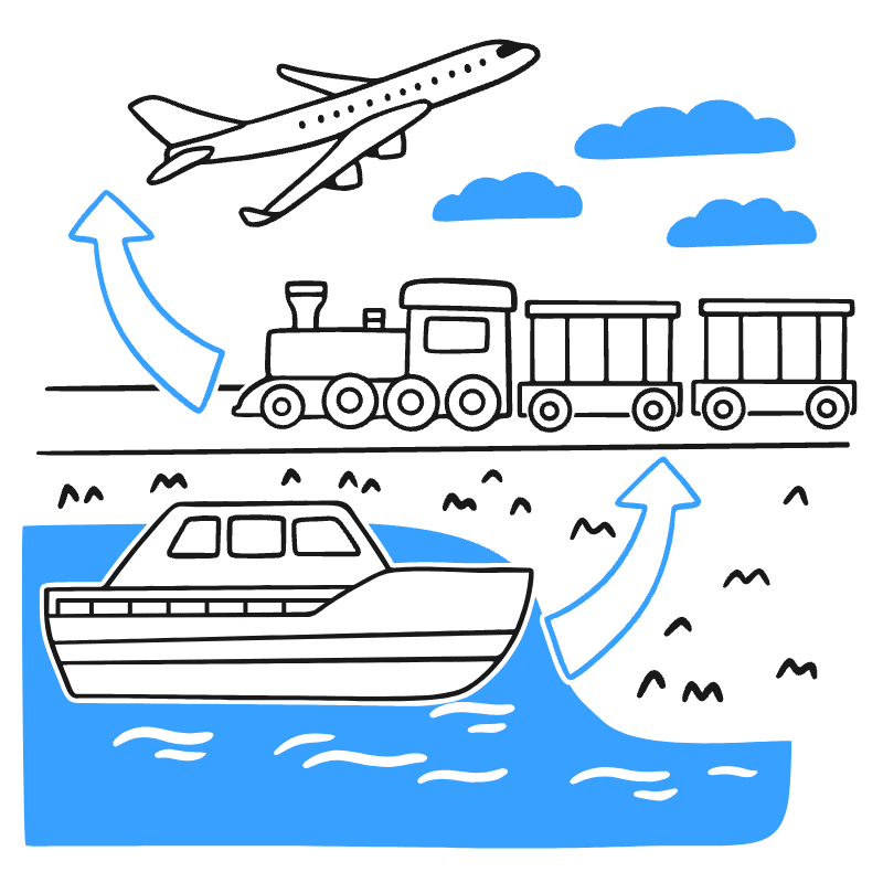 Transit Illustration from Brooklyn Set