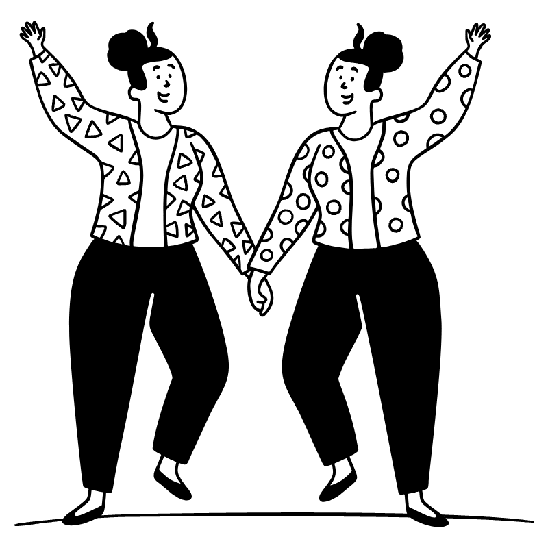 Twins Illustration from Milano Set