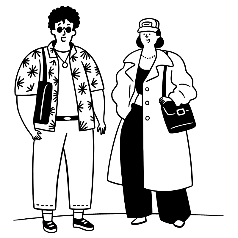 Urban Trendy 4 Illustration from Milano Set