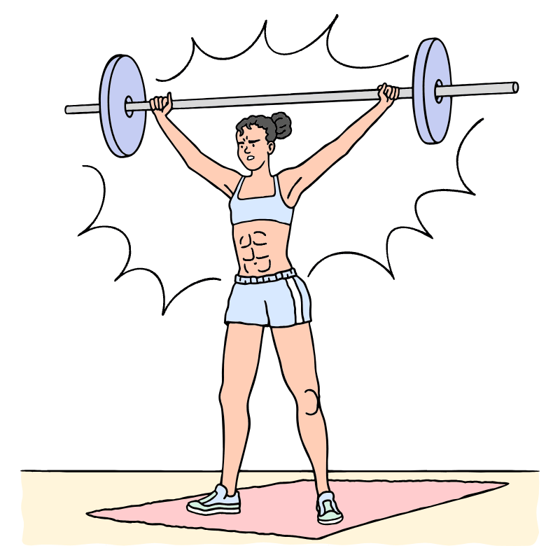 Showing Your Strength Illustration from Bruxelles Set