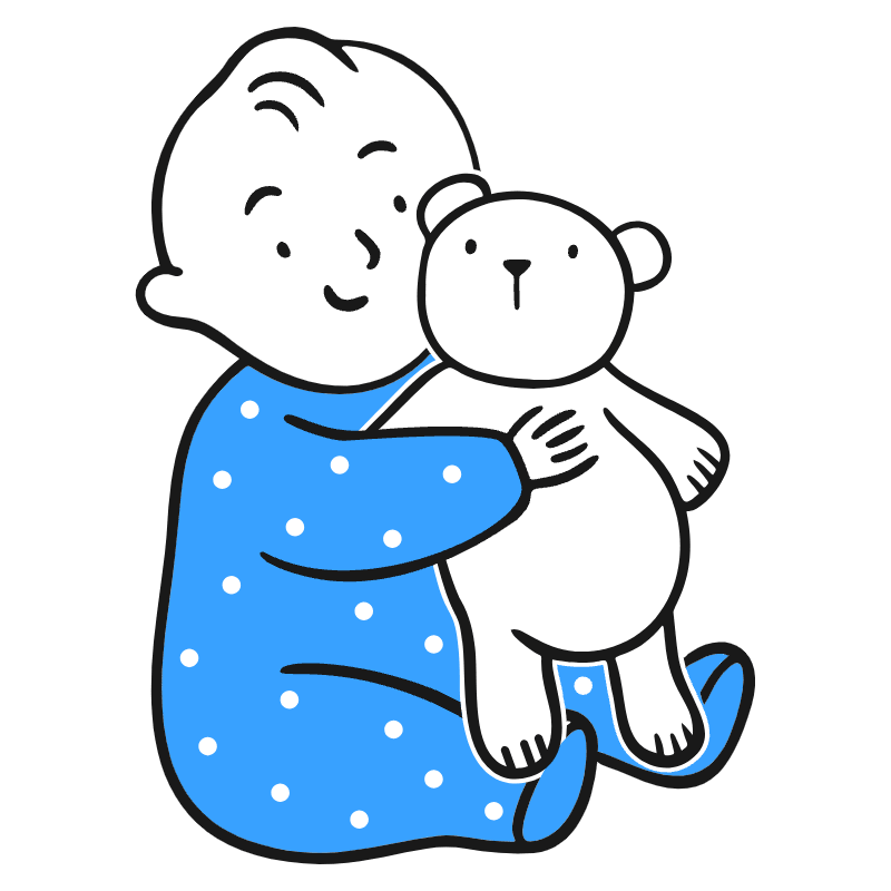 Baby Illustration from Brooklyn Set