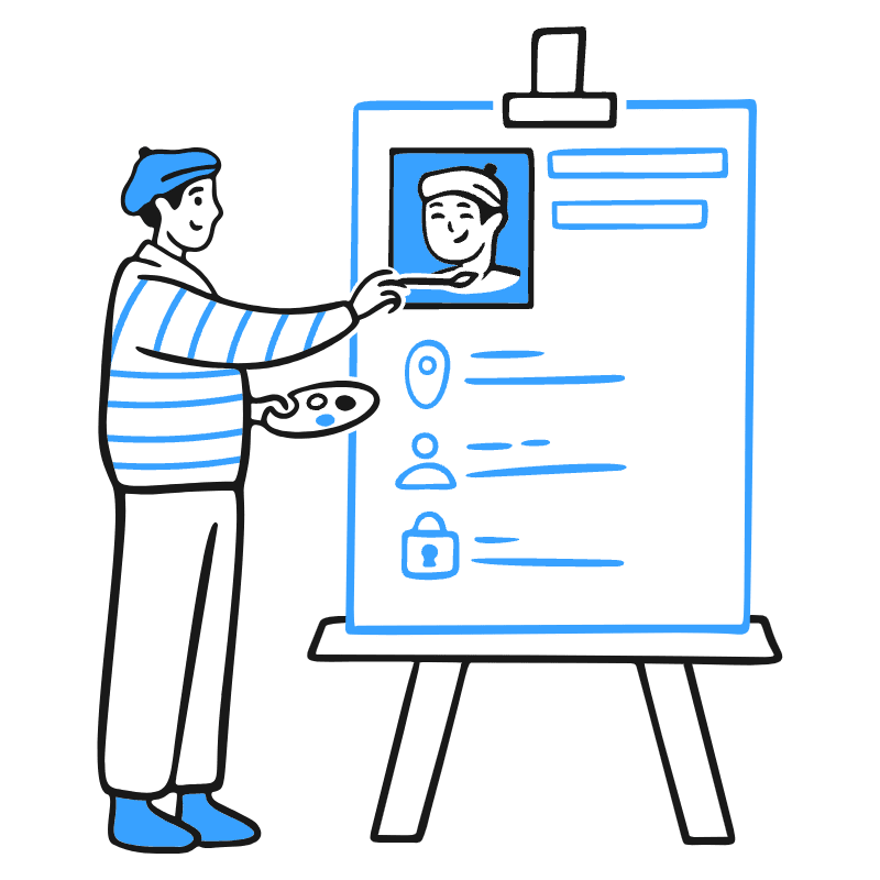 Create Account 4 Illustration from Brooklyn Set