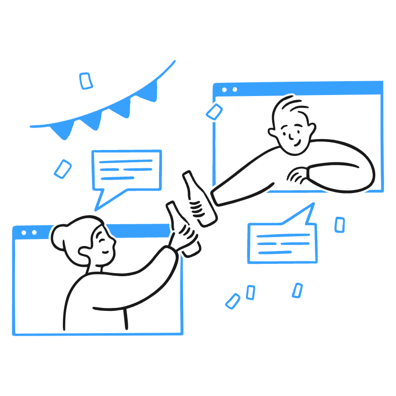 Hanging Out 2 Illustration from Brooklyn Set