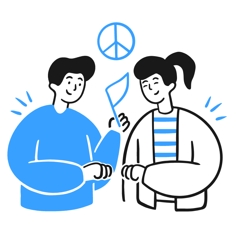 Make Peace 7 Illustration from Brooklyn Set
