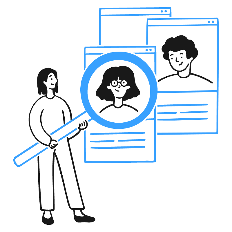 Search User 4 Illustration from Brooklyn Set