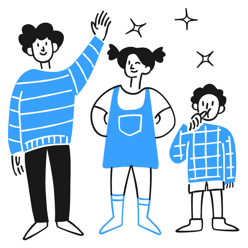 Siblings 2 Illustration from Brooklyn Set