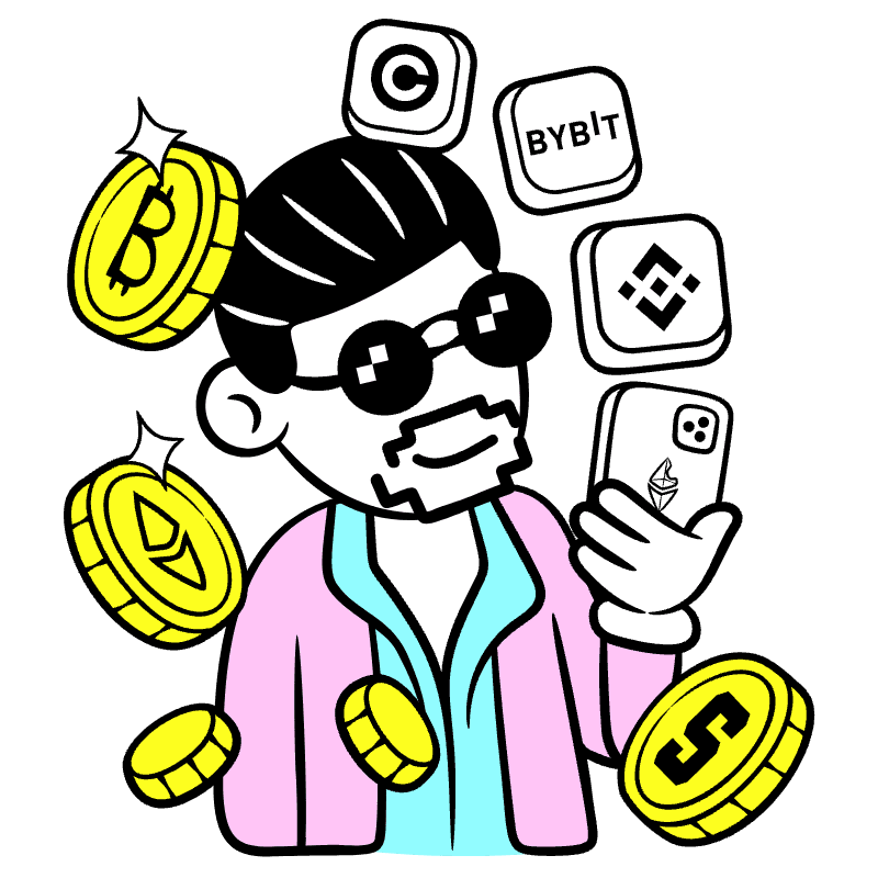 Crypto Bro Illustration from Web 3.0 Set