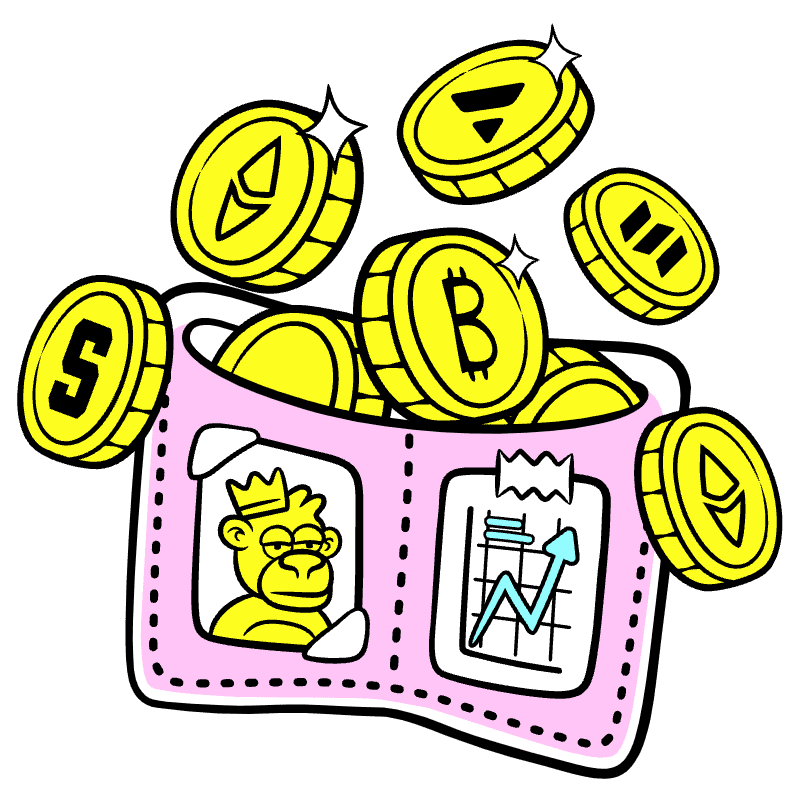 Cryptowallets Illustration from Web 3.0 Set