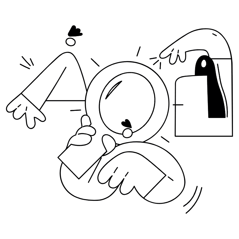 About Us About Our Team Illustration from New York Monoline Set