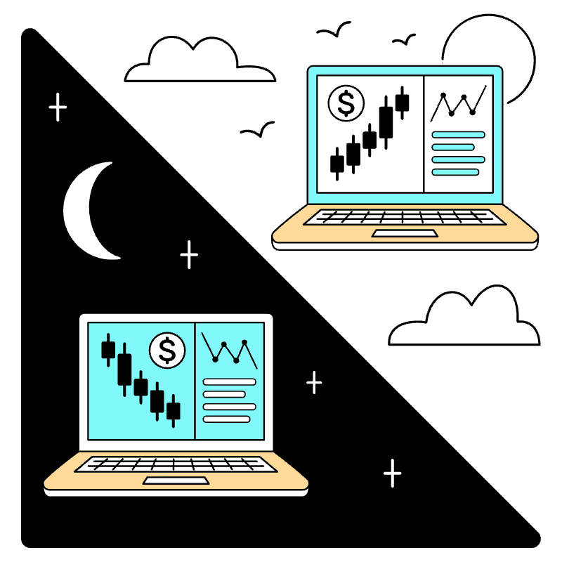 Asynchronous Work Illustration from London Set