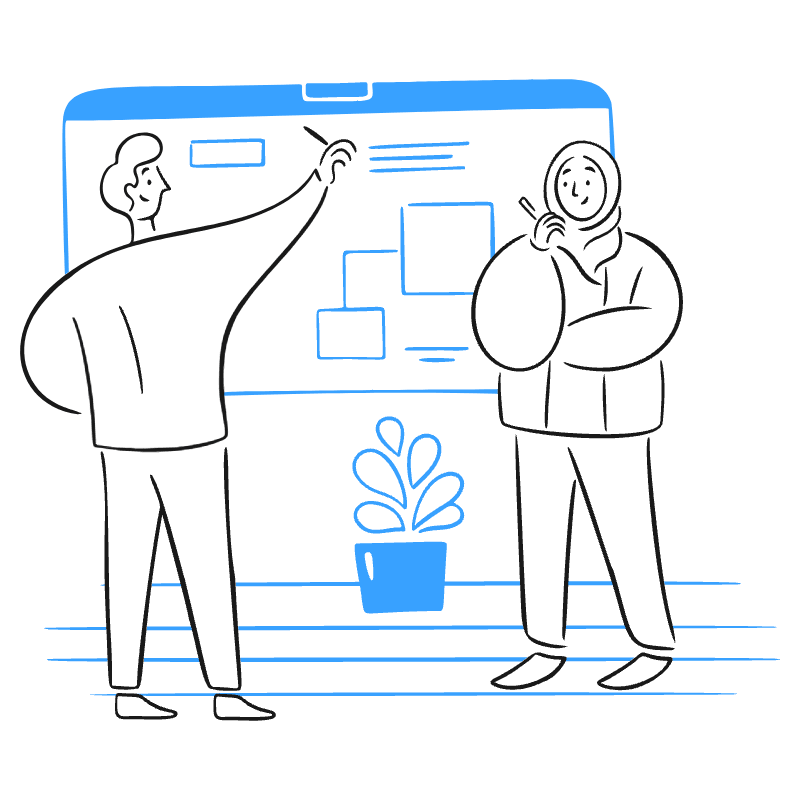 Collaboration Illustration from Brooklyn Set