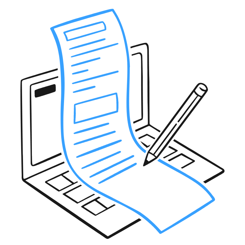 Content Creation Writing Illustration from Brooklyn Set