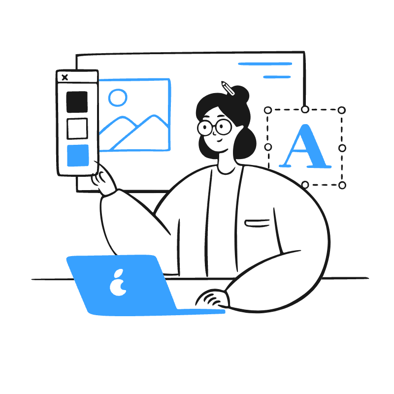 Designer Creative Illustration from Brooklyn Set