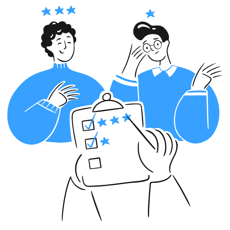 Evaluate Performance Employee 4 Illustration from Brooklyn Set