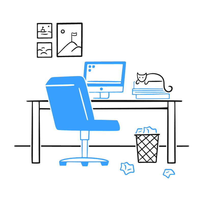 Home Office 2 Illustration from Brooklyn Set