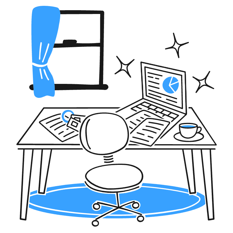 Home Office 3 Illustration from Brooklyn Set