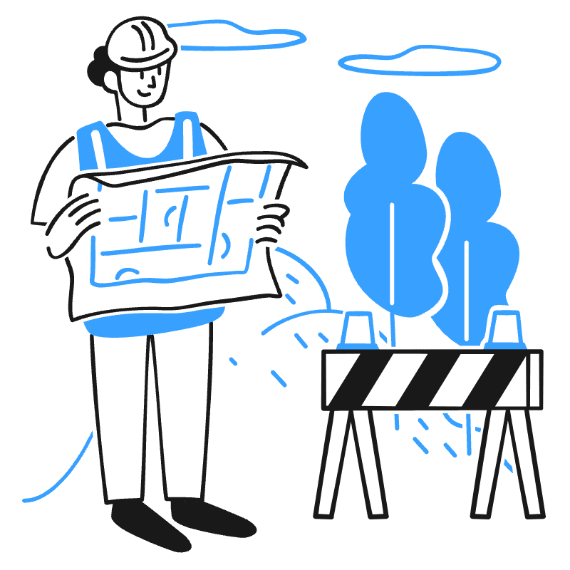 On Site Work 2 Illustration from Brooklyn Set
