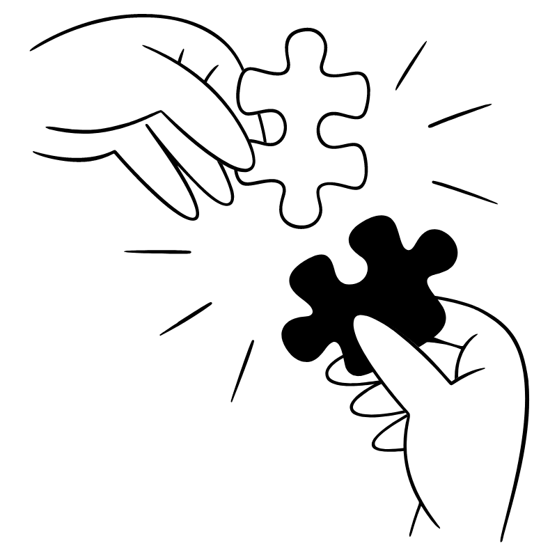 Partnership Illustration from Milano Set