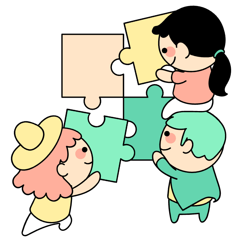 Team Work Illustration from Seoul Set