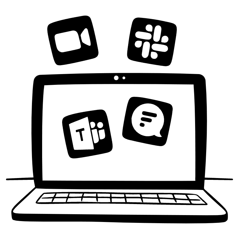 Work Apps Illustration from Milano Set