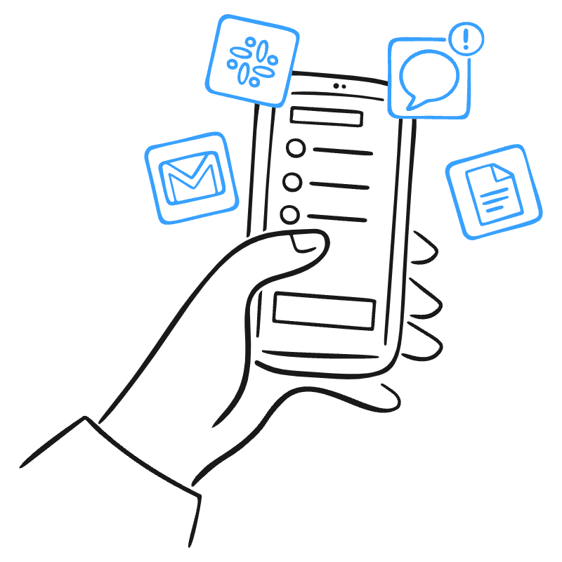 Work Apps Illustration from Brooklyn Set