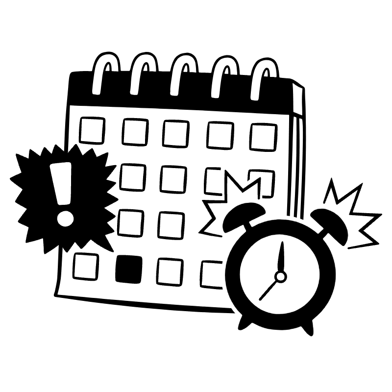 Work Deadline 4 Illustration from Milano Set