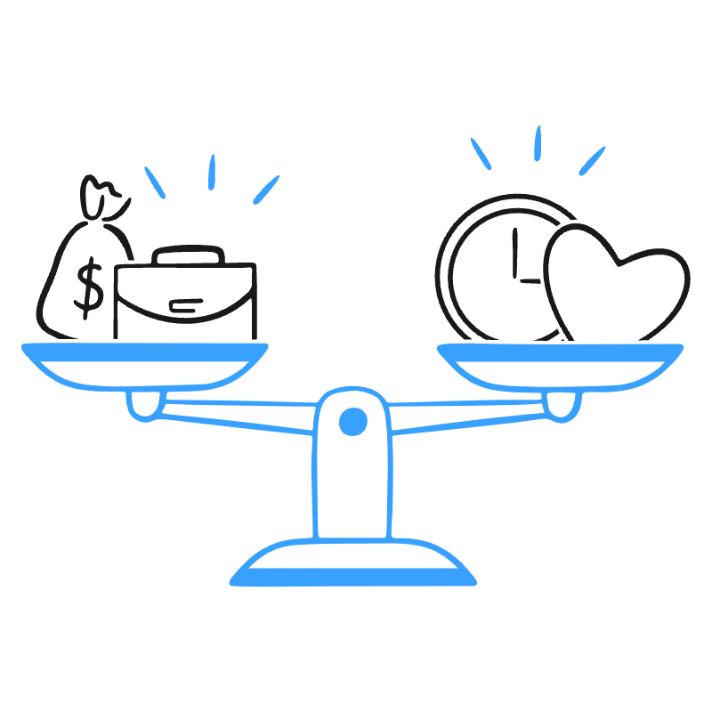 Work Life Balance 4 Illustration from Brooklyn Set