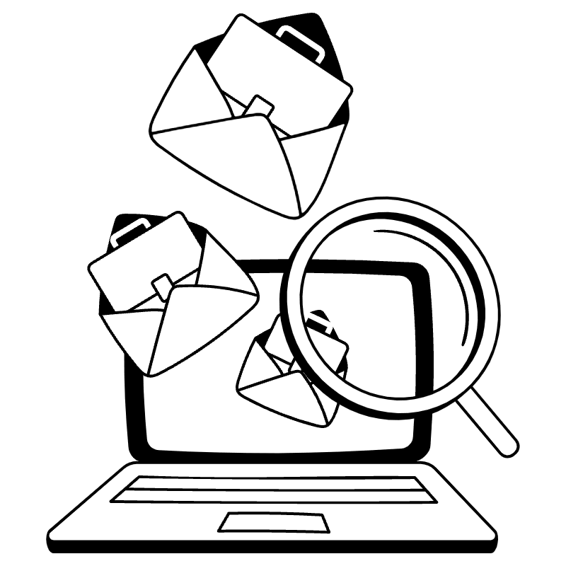 Work Messages Illustration from Milano Set