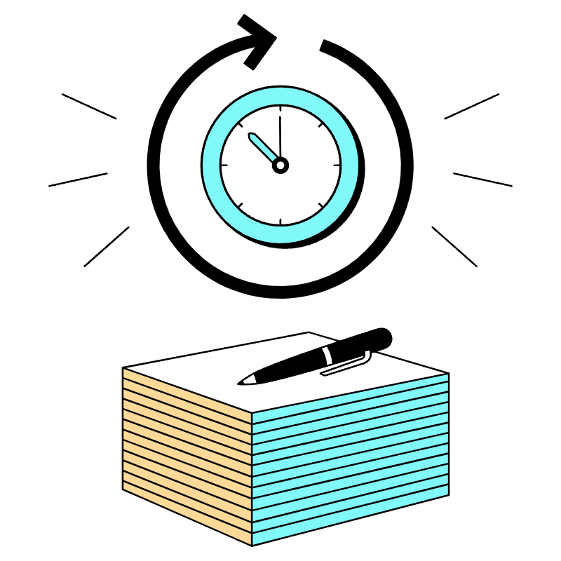 Work Pending For Review Illustration from London Set