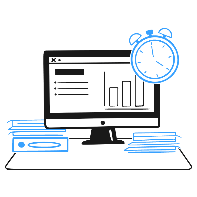 Work Pending For Review Illustration from Brooklyn Set