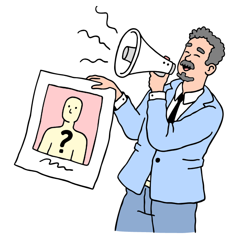 Work Were Hiring Illustration from Bruxelles Set