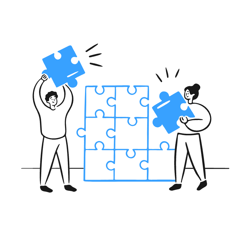 Working Together Illustration from Brooklyn Set