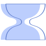 Abstract Hourglass Element from Geometric shapes Set